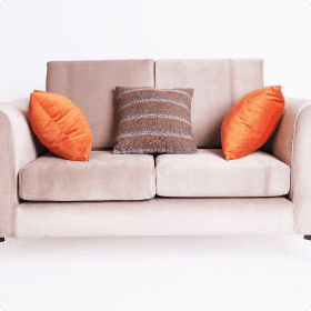 Comfy Couch, Grey Left Extended